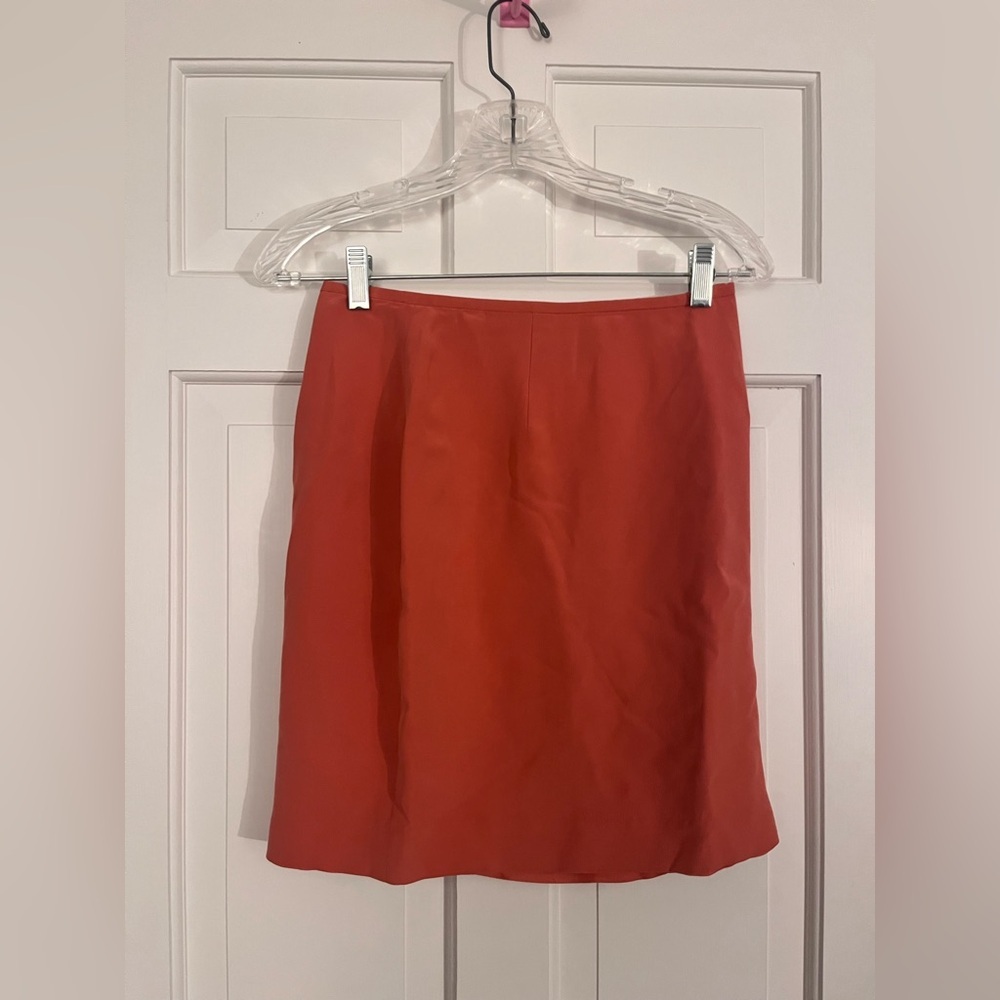 Ann Taylor Petites Suit Skirt Coral 6P